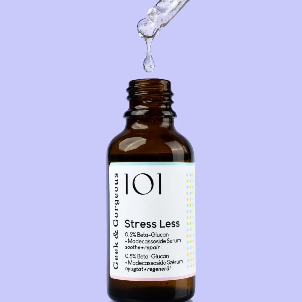 Geek & Gorgeous 101 Stress Less 0.5% Beta-Glucan & Madecassoside Serum 30ml - Image 2