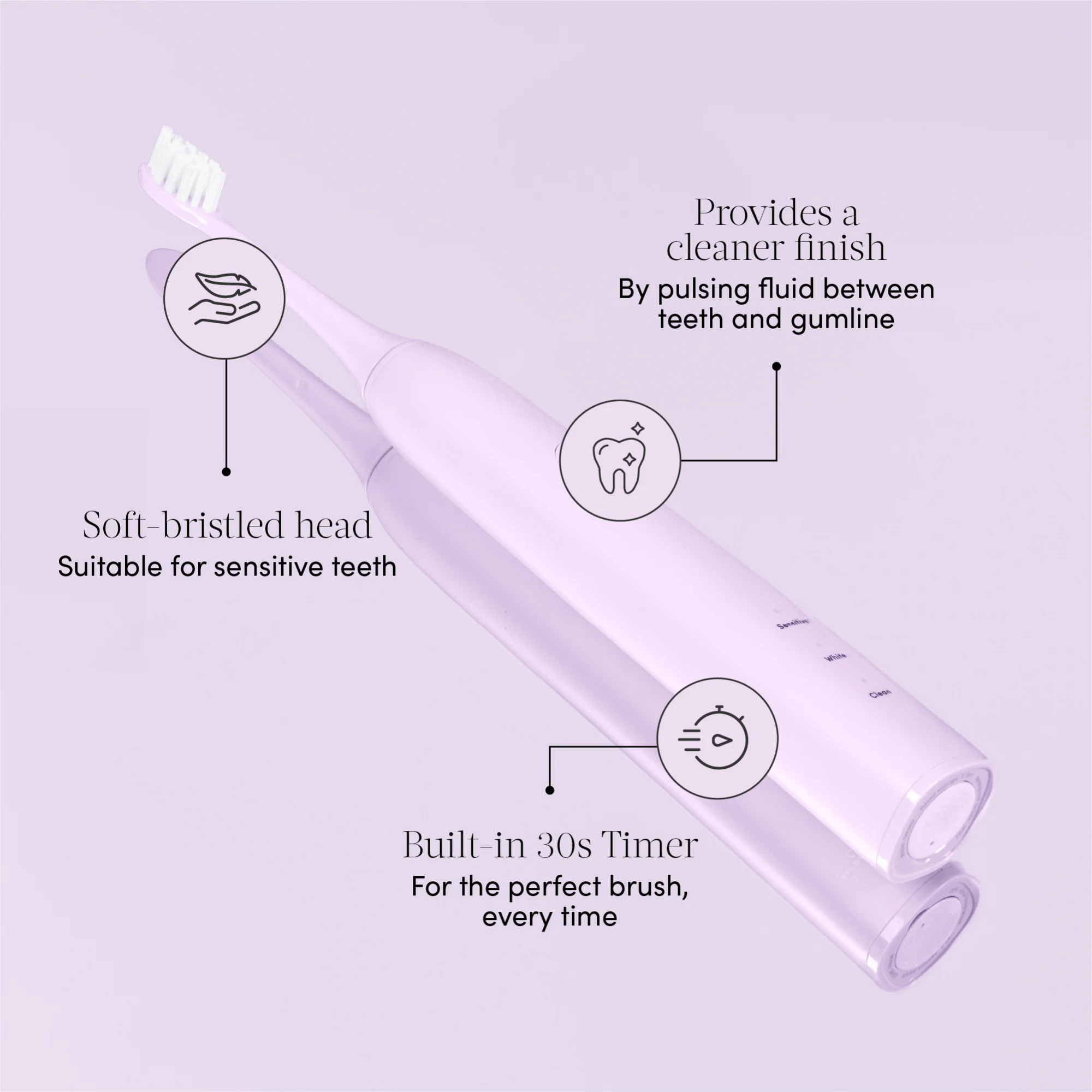 Gem Electric Toothbrush Rose - Image 3