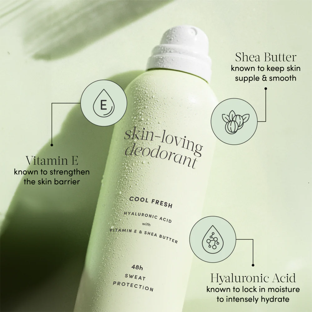 Gem Skin Loving Deodorant Spray Cool Fresh 200ml - Image 3