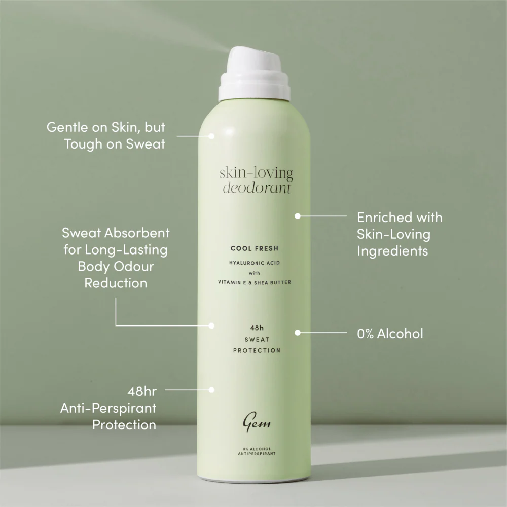 Gem Skin Loving Deodorant Spray Cool Fresh 200ml - Image 4