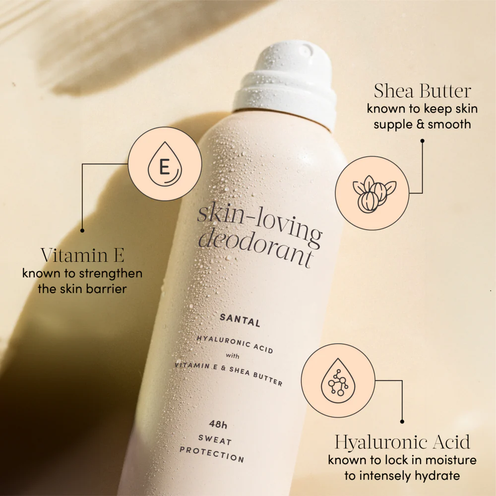 Gem Skin Loving Deodorant Spray Santal 200ml - Image 3