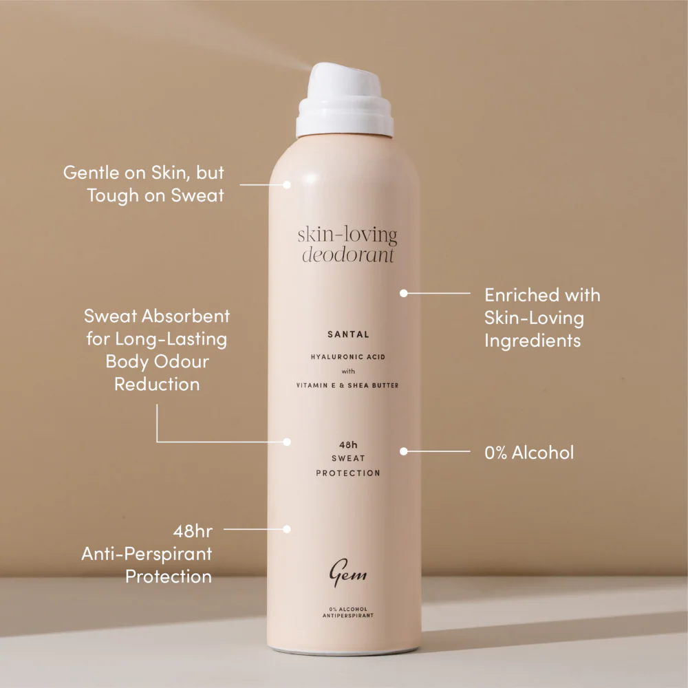 Gem Skin Loving Deodorant Spray Santal 200ml - Image 4