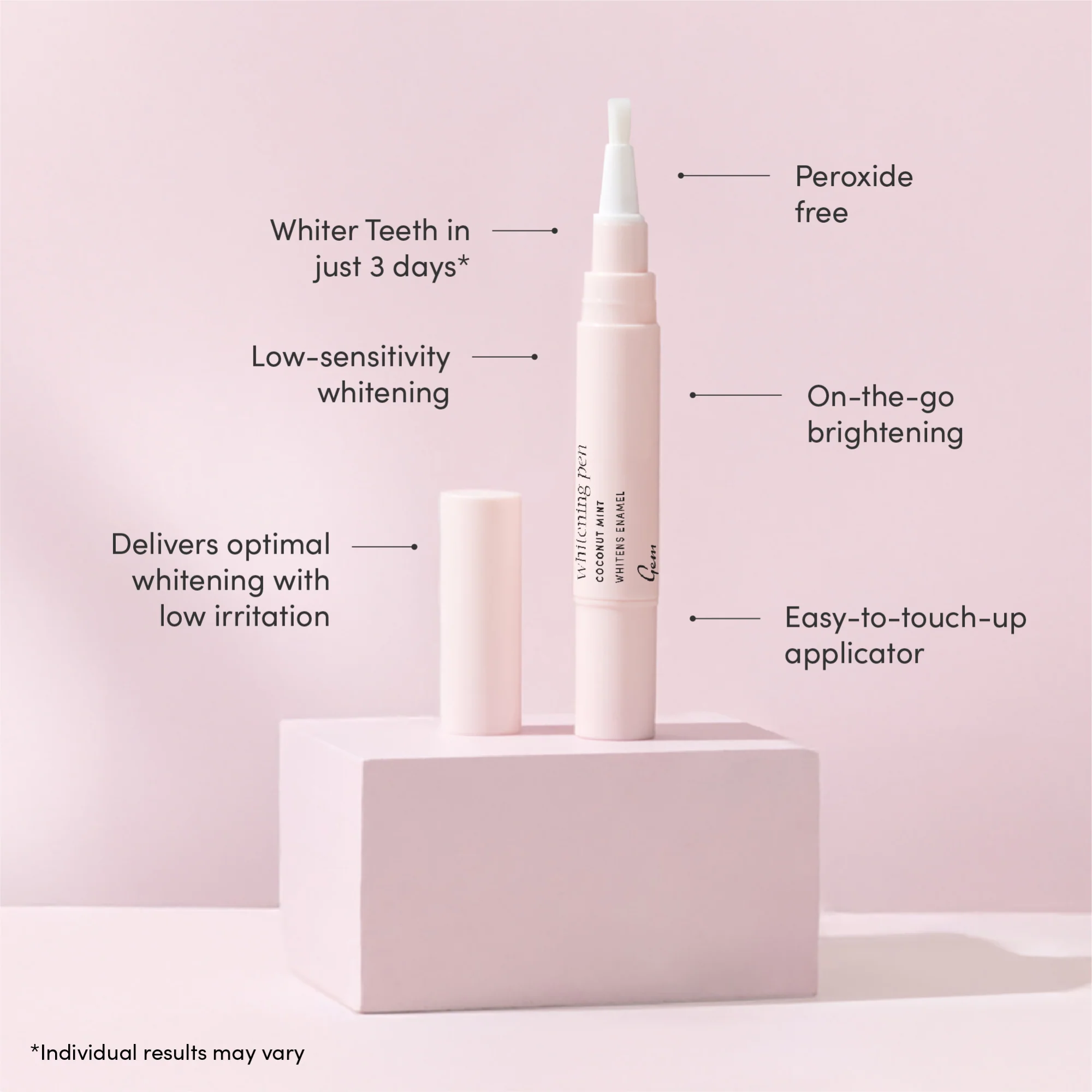 Gem Whitening Pen PAP Coconut Mint 4ml - Image 2
