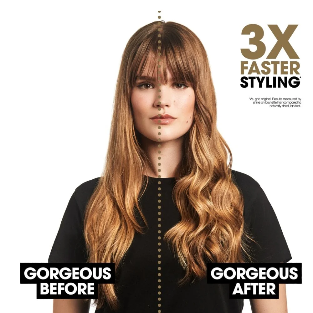 ghd Chronos Flat Iron Hair Straightener, 3x Faster Styling with 85% More Shine Black - Image 2