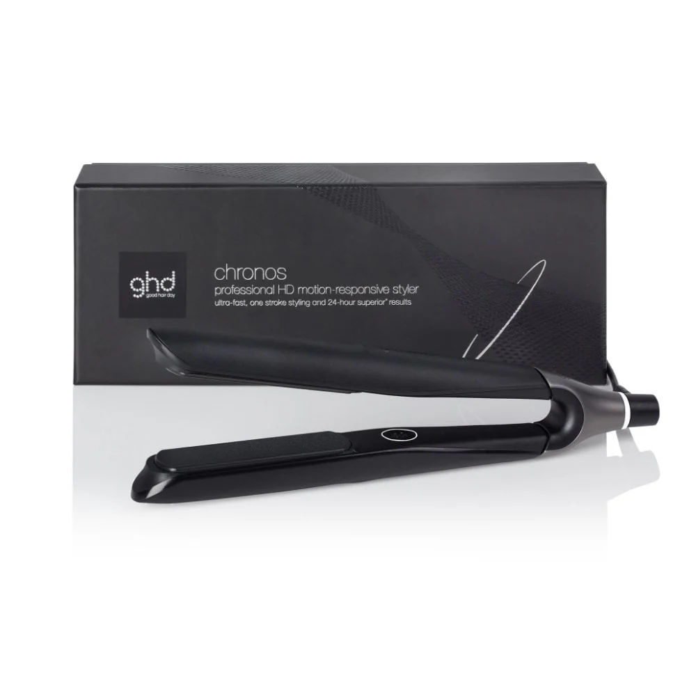 ghd Chronos Flat Iron Hair Straightener, 3x Faster Styling with 85% More Shine Black - Image 3