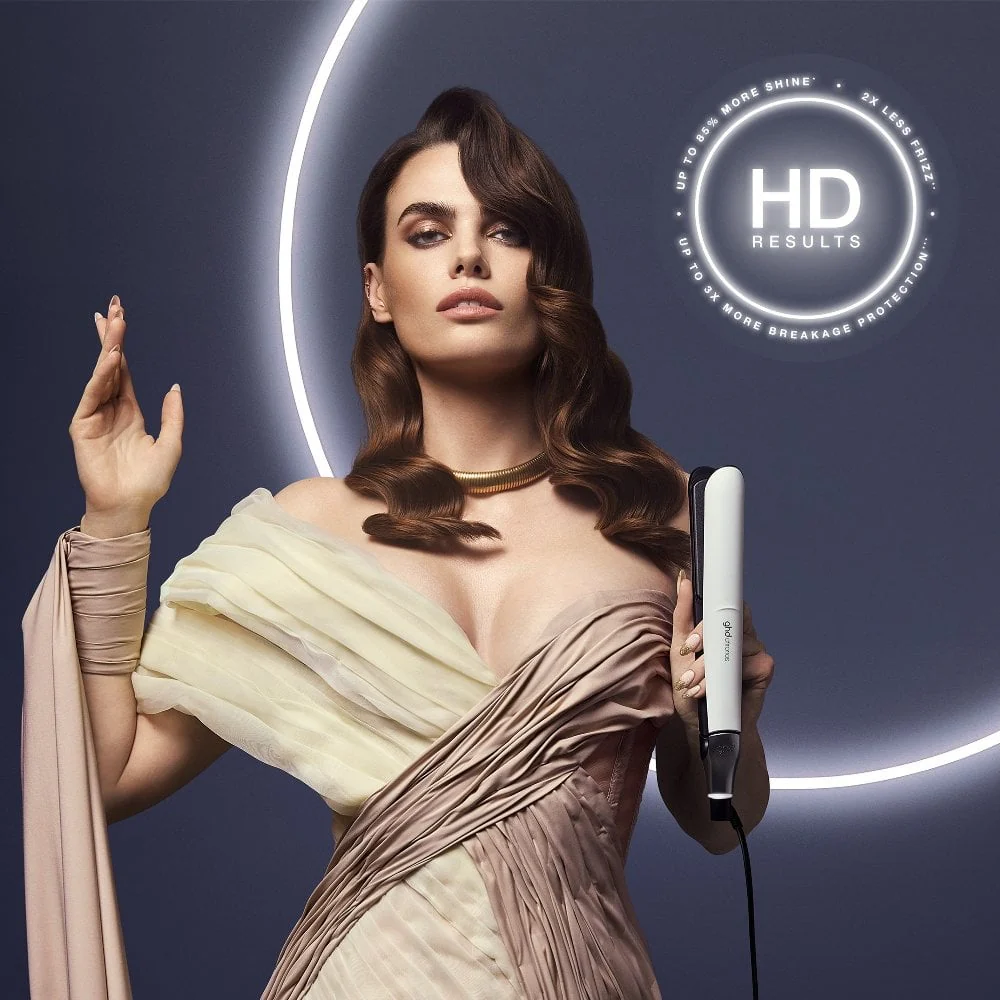 ghd Chronos Flat Iron Hair Straightener, 3x Faster Styling with 85% More Shine White - Image 4