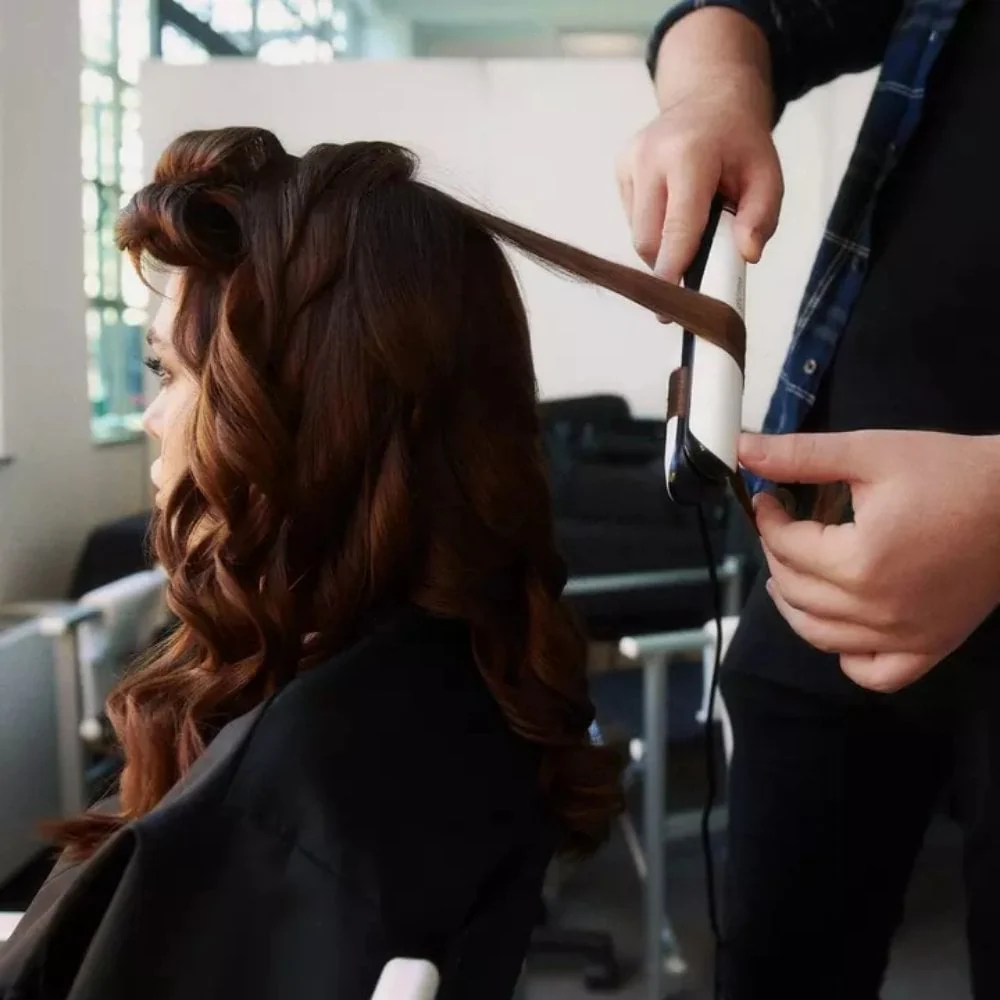 ghd Chronos Flat Iron Hair Straightener, 3x Faster Styling with 85% More Shine White - Image 8