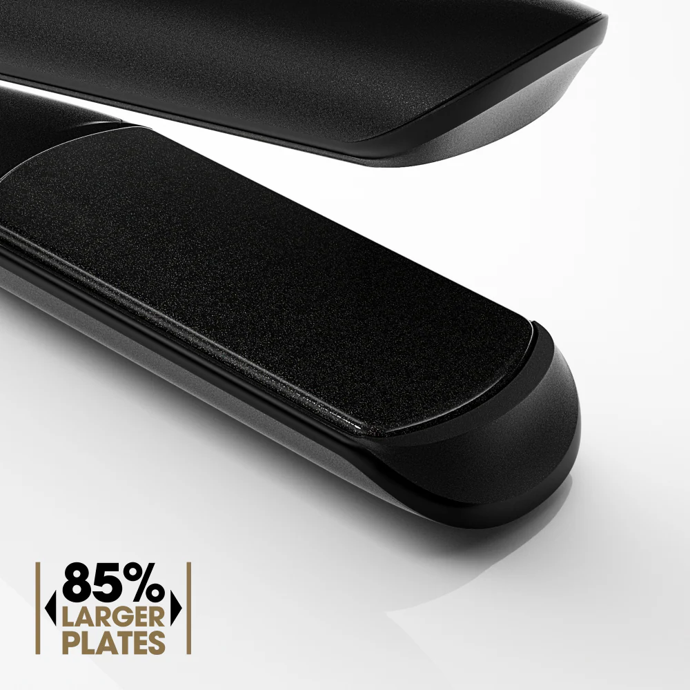 ghd Chronos Max Wide Plate Hair Straightener, 3x Faster Styling with 90% More Shine Black - Image 3