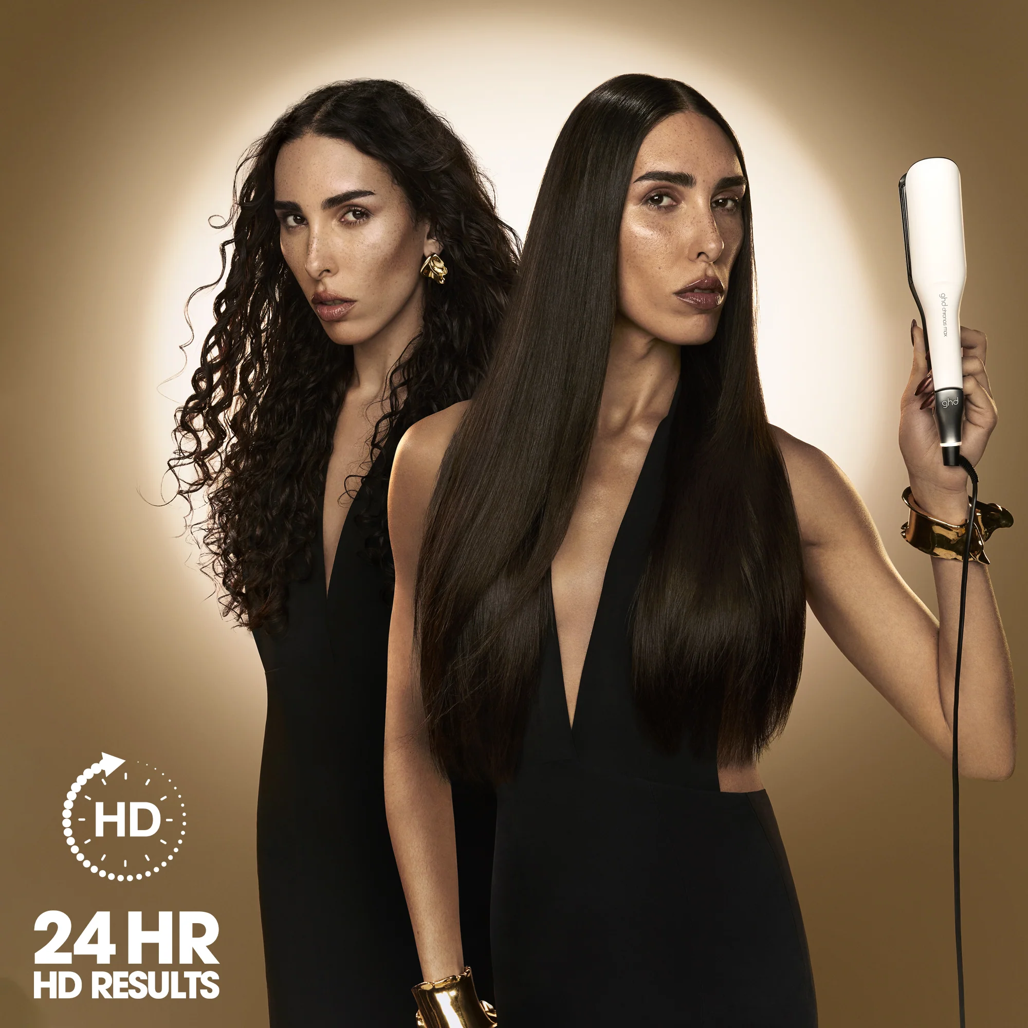 ghd Chronos Max Wide Plate Hair Straightener, 3x Faster Styling with 90% More Shine White - Image 4