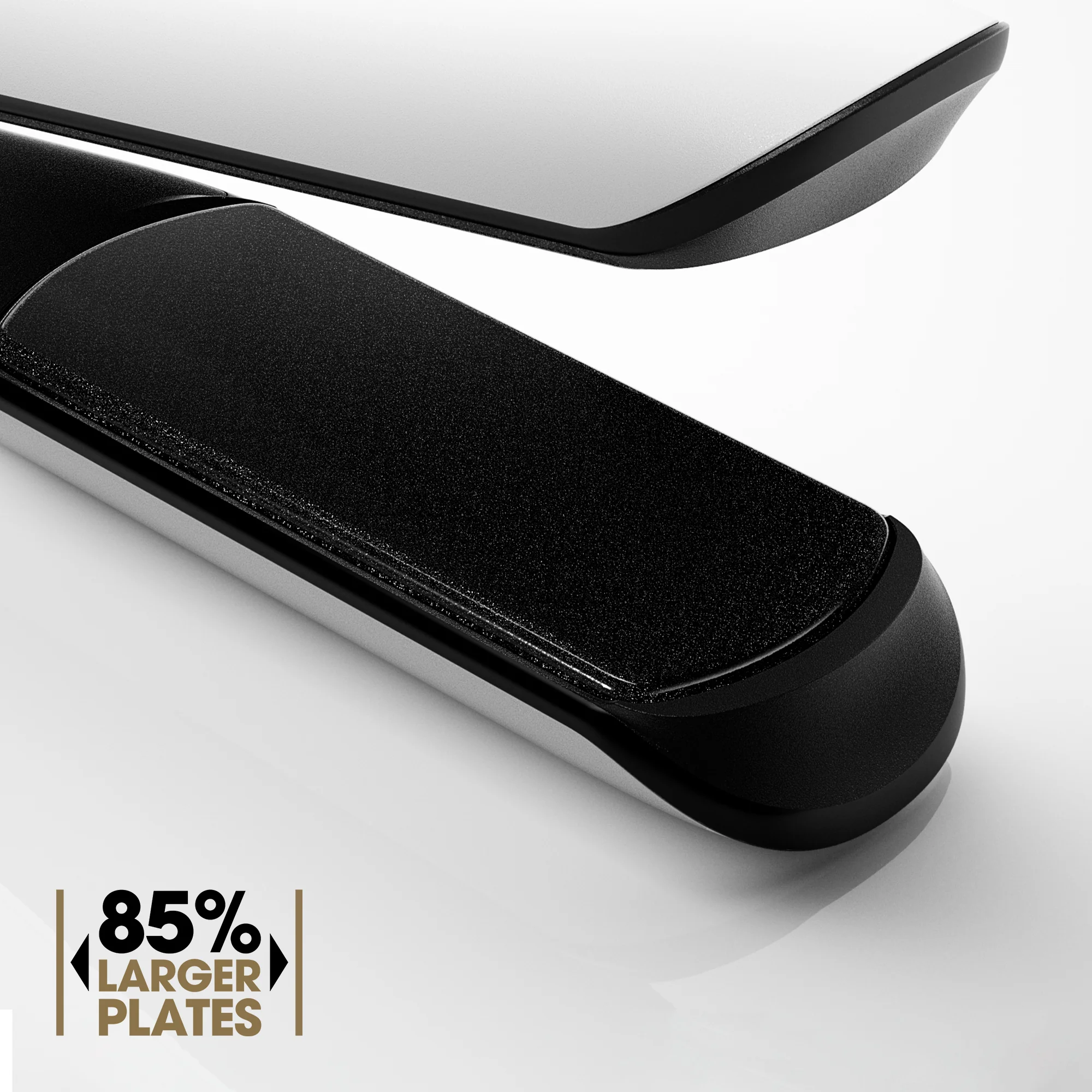 ghd Chronos Max Wide Plate Hair Straightener, 3x Faster Styling with 90% More Shine White - Image 5