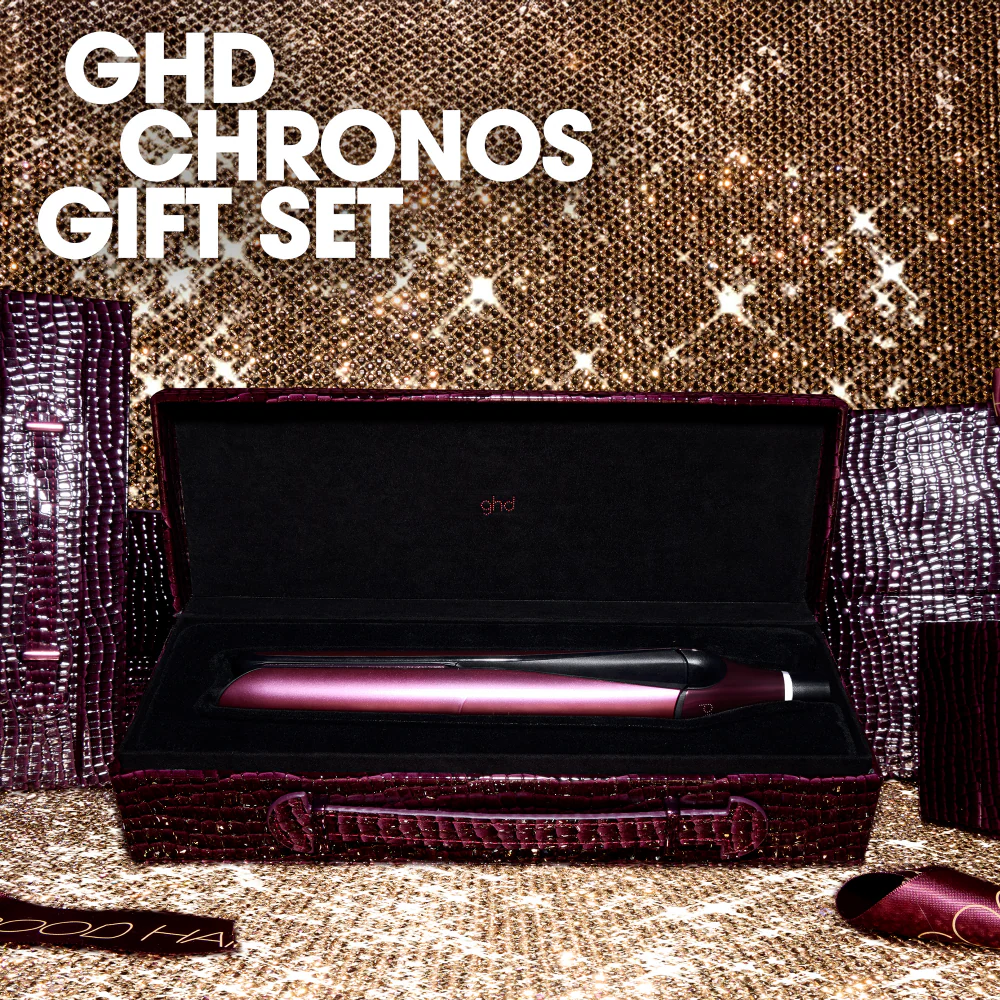 ghd Limited Edition Chronos Flat Iron Hair Straightener Cherry Chic Gift Set - Image 3