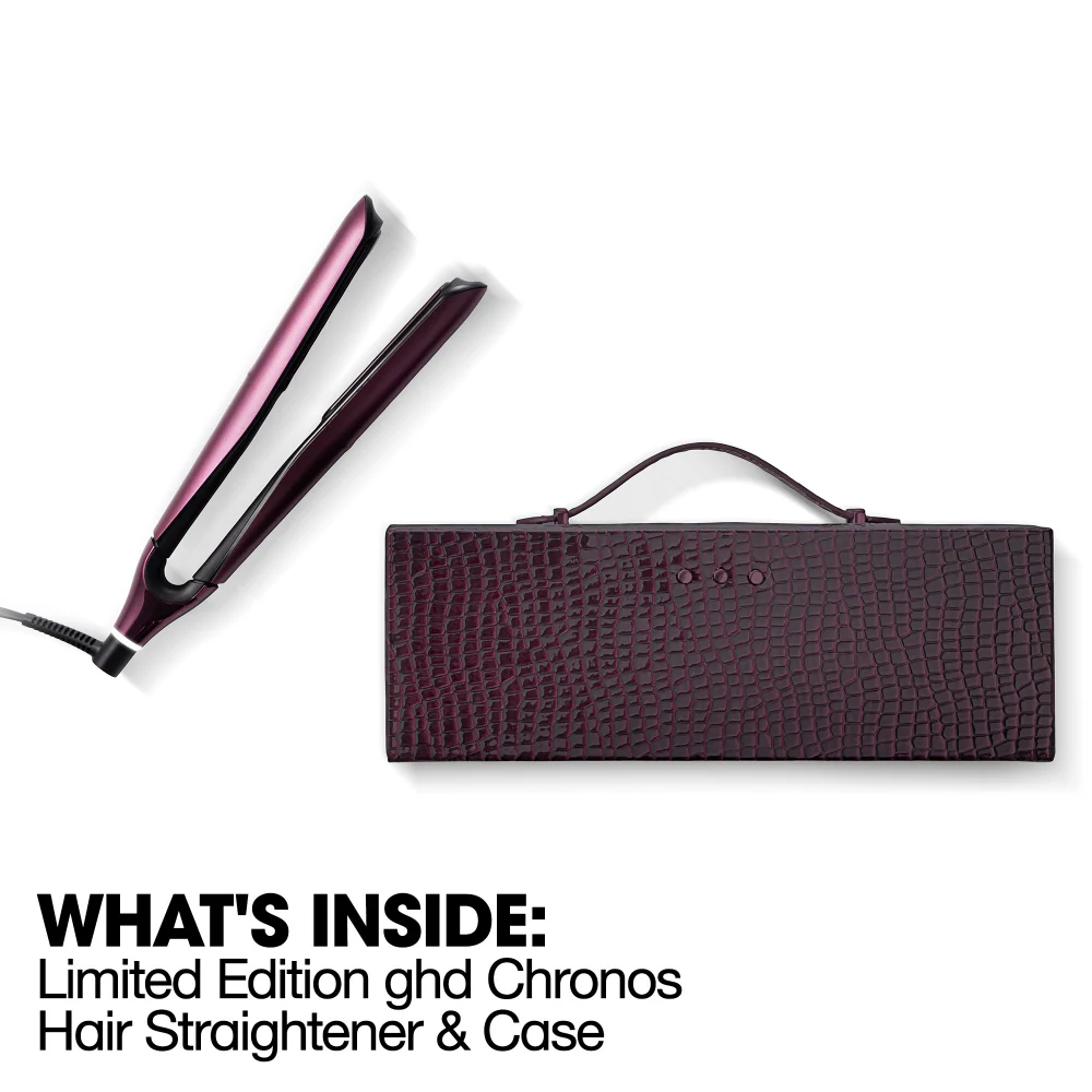 ghd Limited Edition Chronos Flat Iron Hair Straightener Cherry Chic Gift Set - Image 4