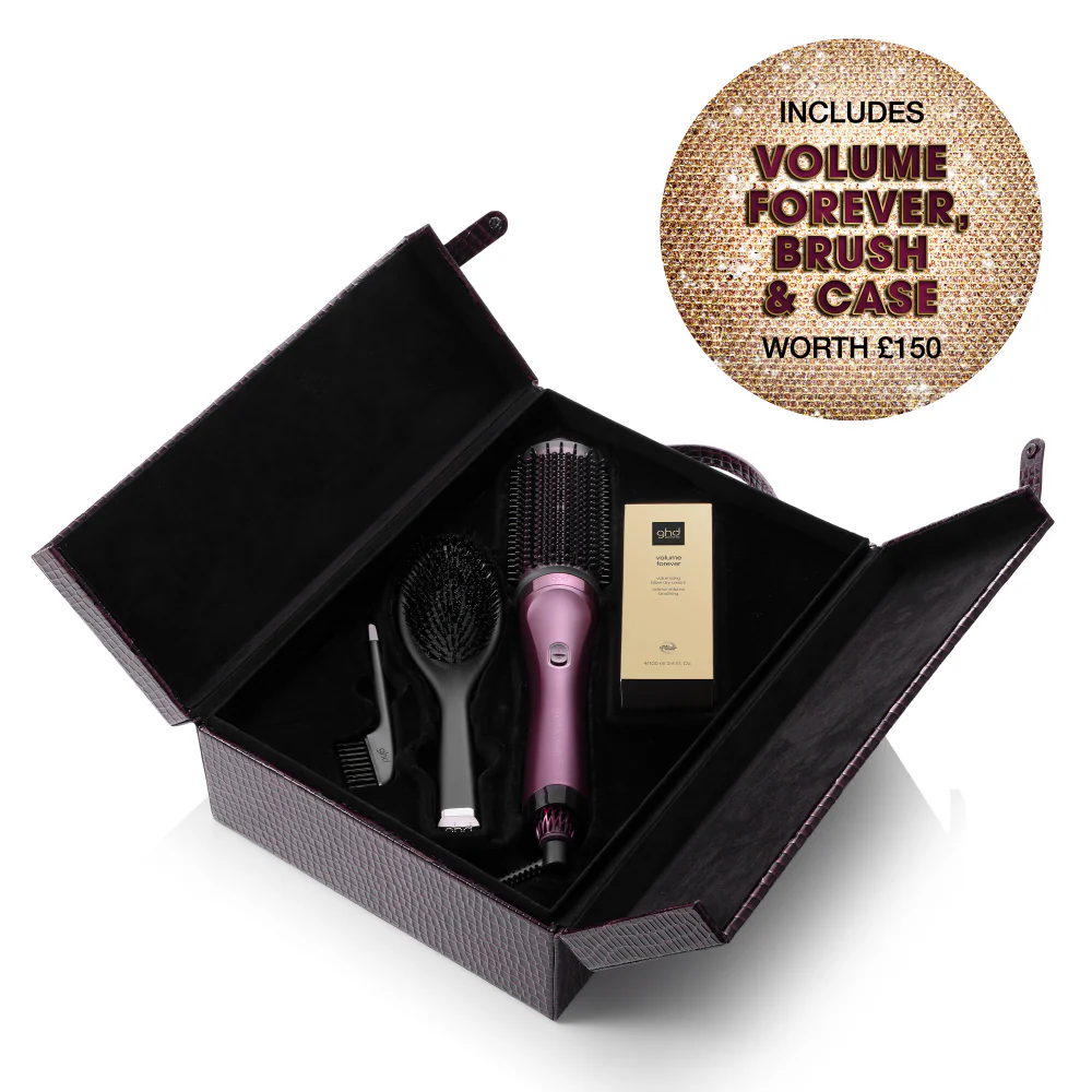 ghd Limited Edition Duet Professional 2-in-1 Blow Dry Brush Cherry Chic Gift Set - Image 2