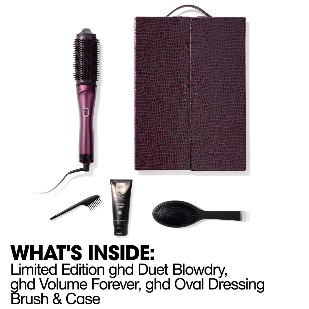 ghd Limited Edition Duet Professional 2-in-1 Blow Dry Brush Cherry Chic Gift Set - Image 4