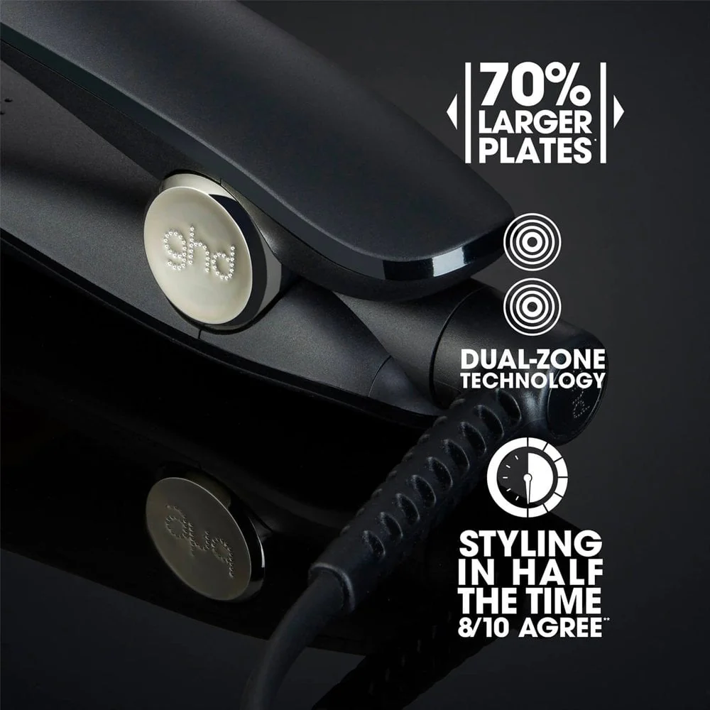 ghd Max Professional Wide Plate Hair Straightener Styler Black - Image 5