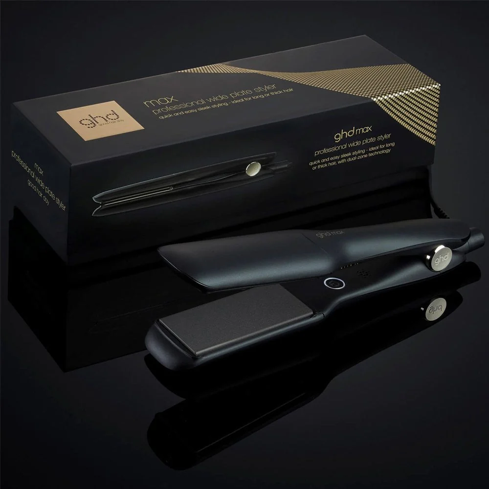 ghd Max Professional Wide Plate Hair Straightener Styler Black - Image 6