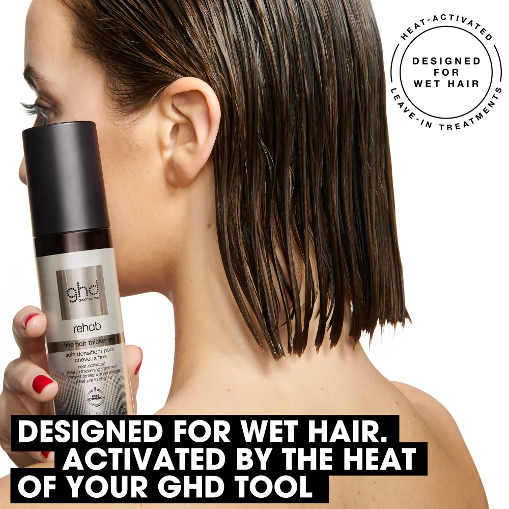ghd Rehab Fine Hair Thickener Leave-In Thickening Treatment 95ml - Image 3
