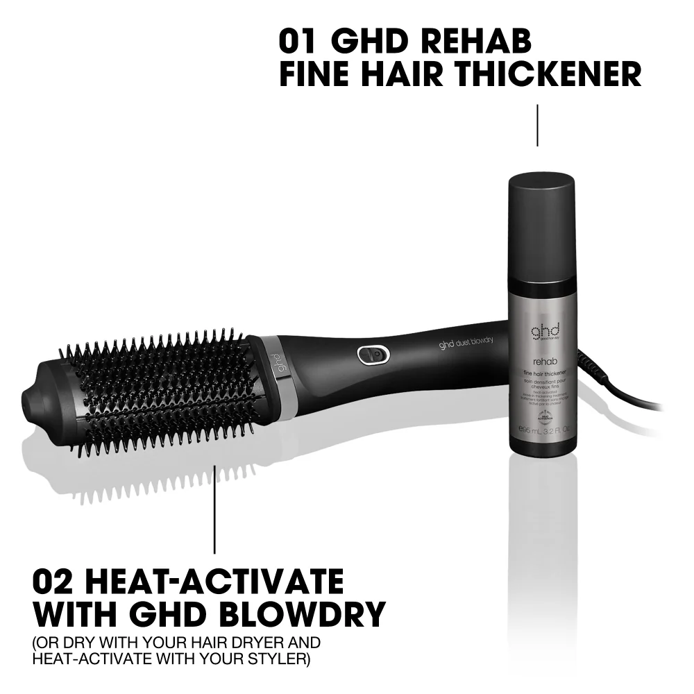 ghd Rehab Fine Hair Thickener Leave-In Thickening Treatment 95ml - Image 7