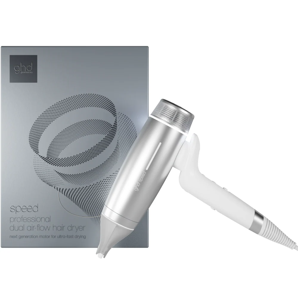 ghd Speed Professional Hair Dryer Silver White - Image 2