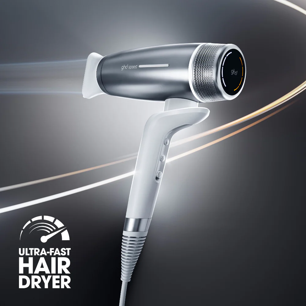 ghd Speed Professional Hair Dryer Silver White - Image 4