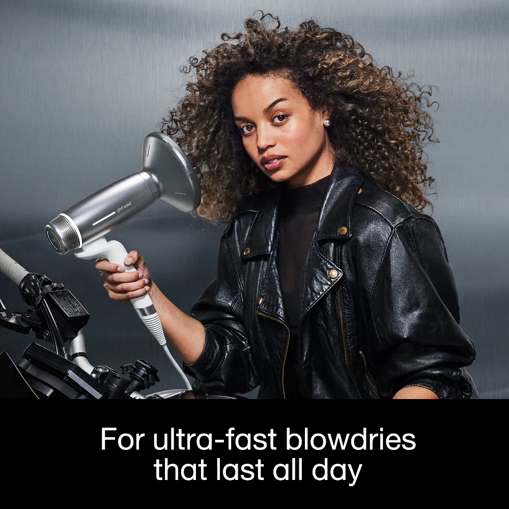 ghd Speed Professional Hair Dryer Silver White - Image 7