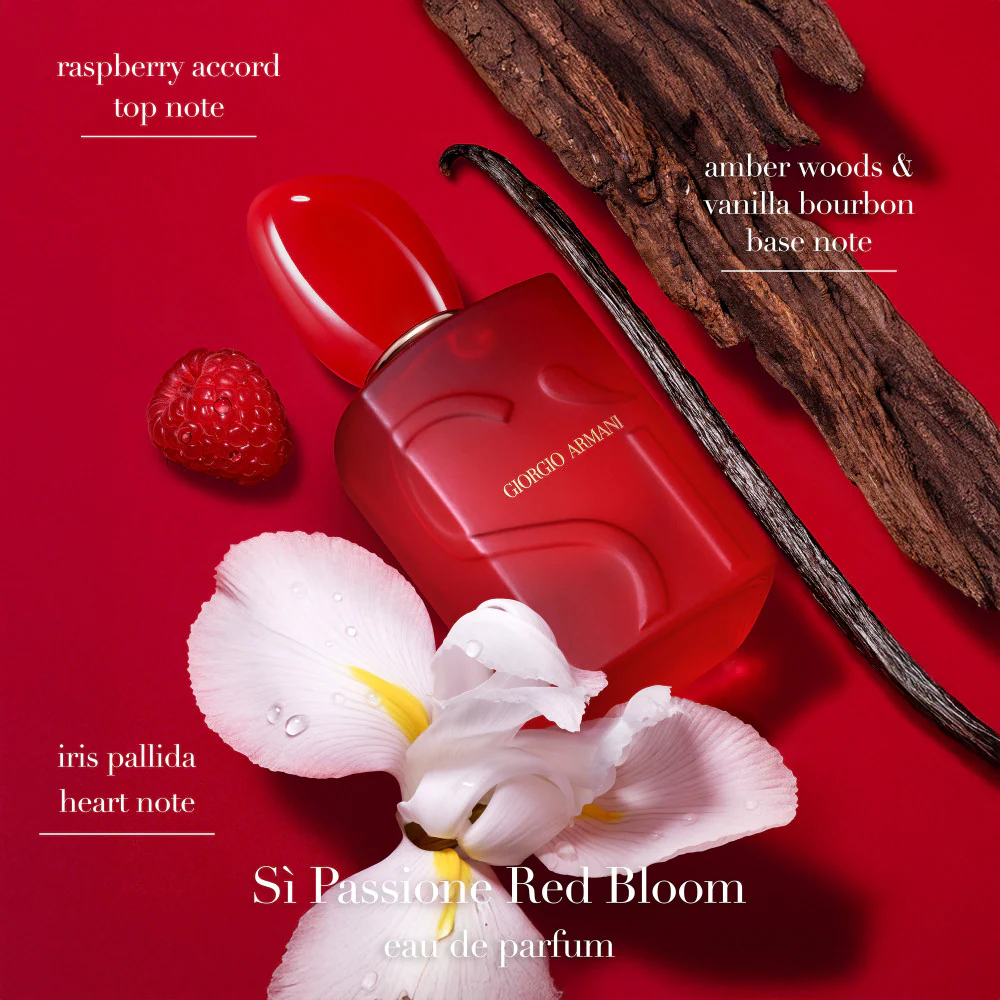 Giorgio Armani Si Passione Red Bloom Eau De Parfum 100ml - Image 3