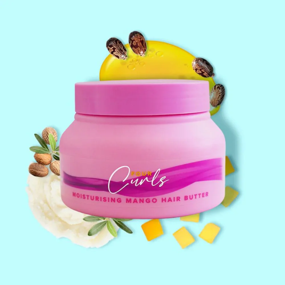 Give Me Cosmetics Four Curls Moisturising Mango Hair Butter 150ml - Image 2