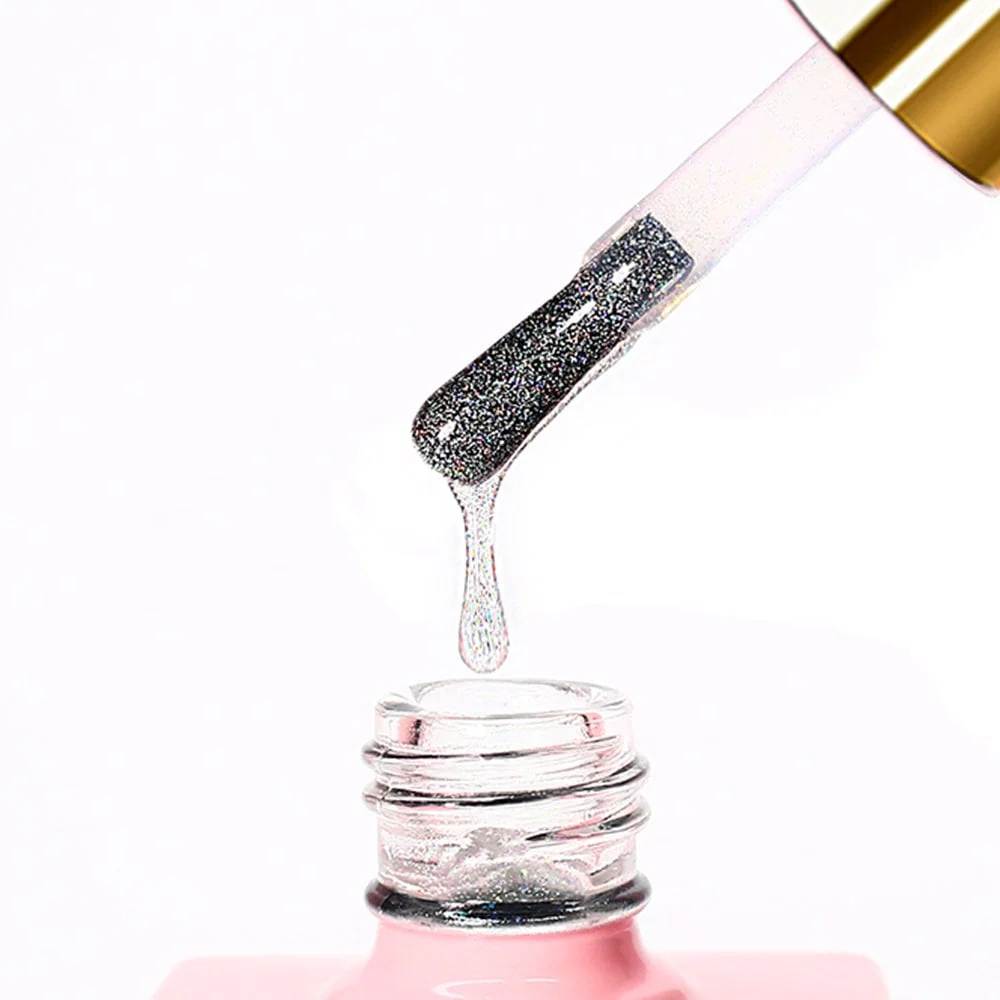 Glitterbels HEMA-Free No Wipe Top Coat Holo 17ml - Image 2