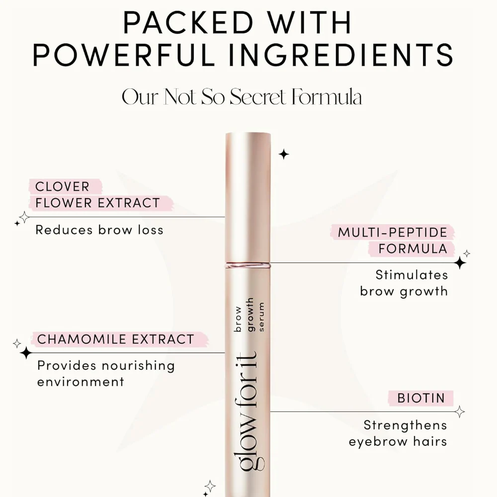 Glow For It Brow Growth Serum 3ml - Image 3
