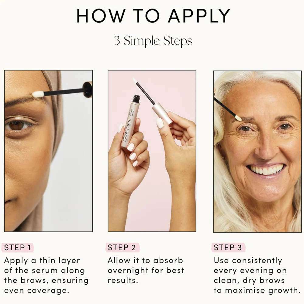 Glow For It Brow Growth Serum 3ml - Image 5