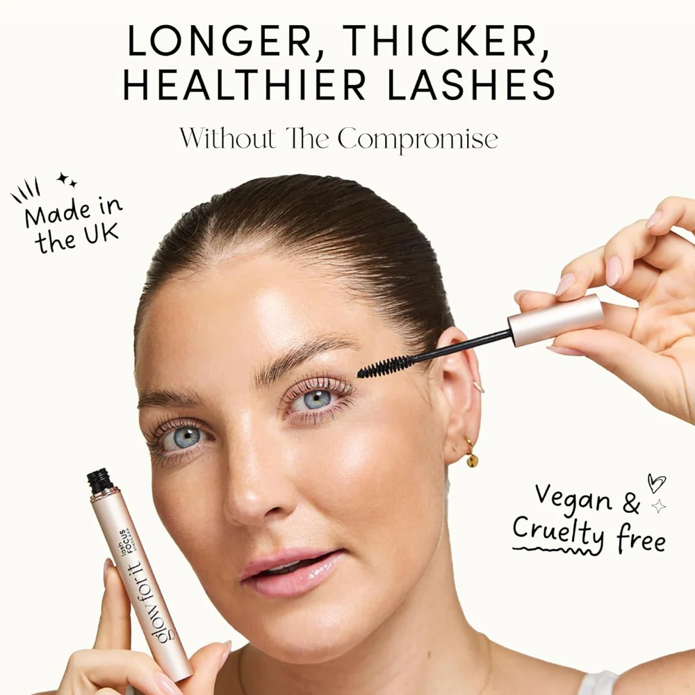 Glow For It Focus Lash Growth Mascara Brown 6ml - Image 7