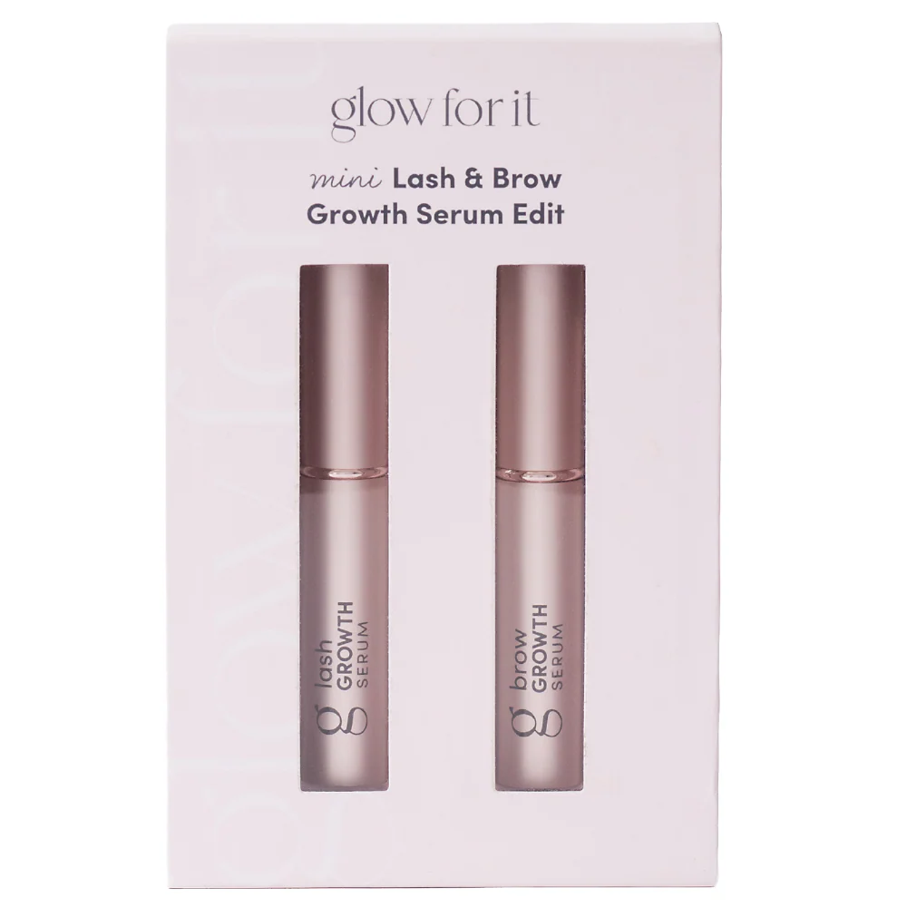 Glow For It Mini Lash & Brow Growth Serum Edit 2 x 2ml - Image 2