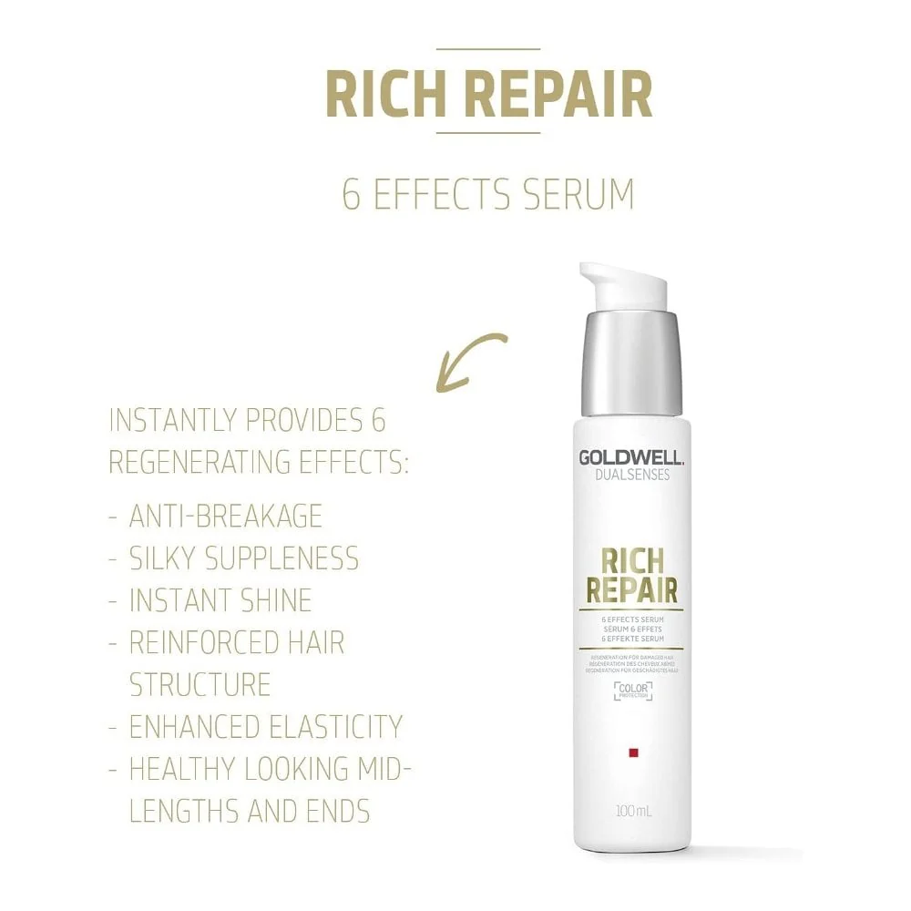 Goldwell DualSenses Rich Repair 6 Effects Serum 100ml - Image 2