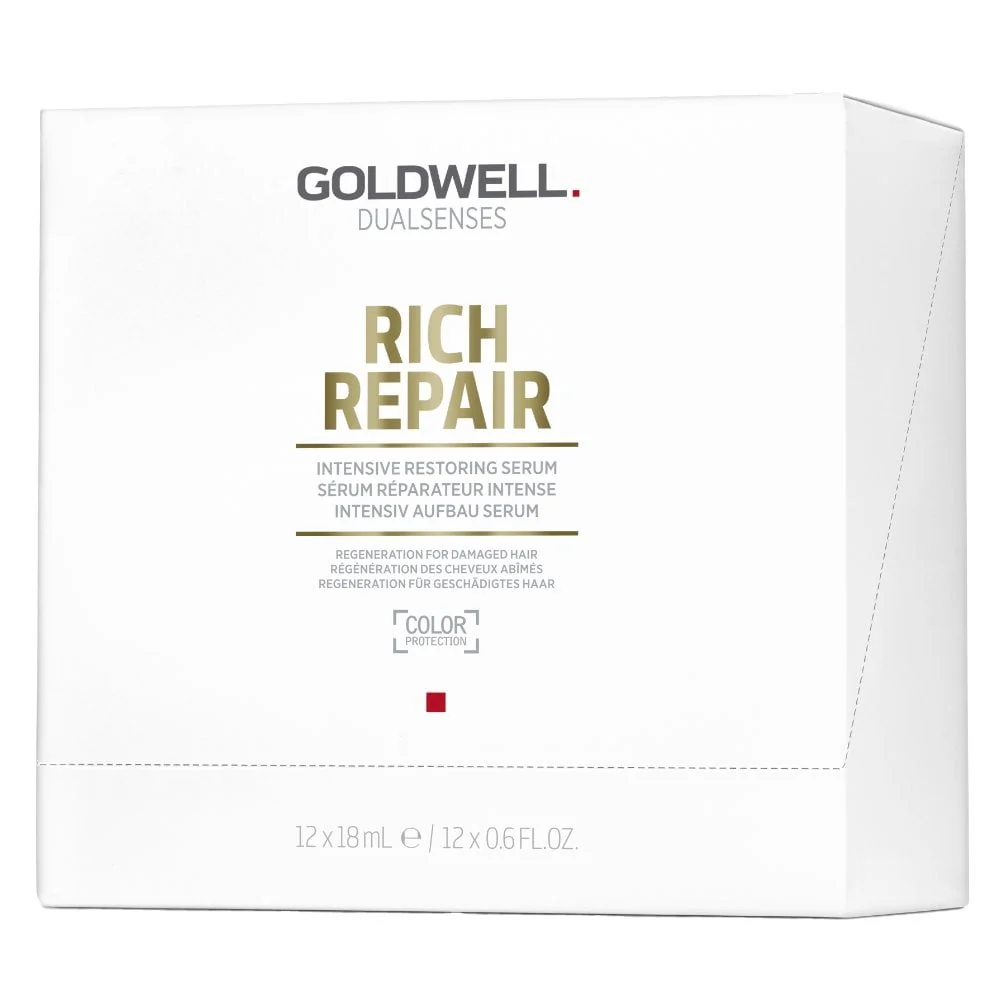 Goldwell DualSenses Rich Repair Intensive Restoring Serum 12 x 18ml - Image 2
