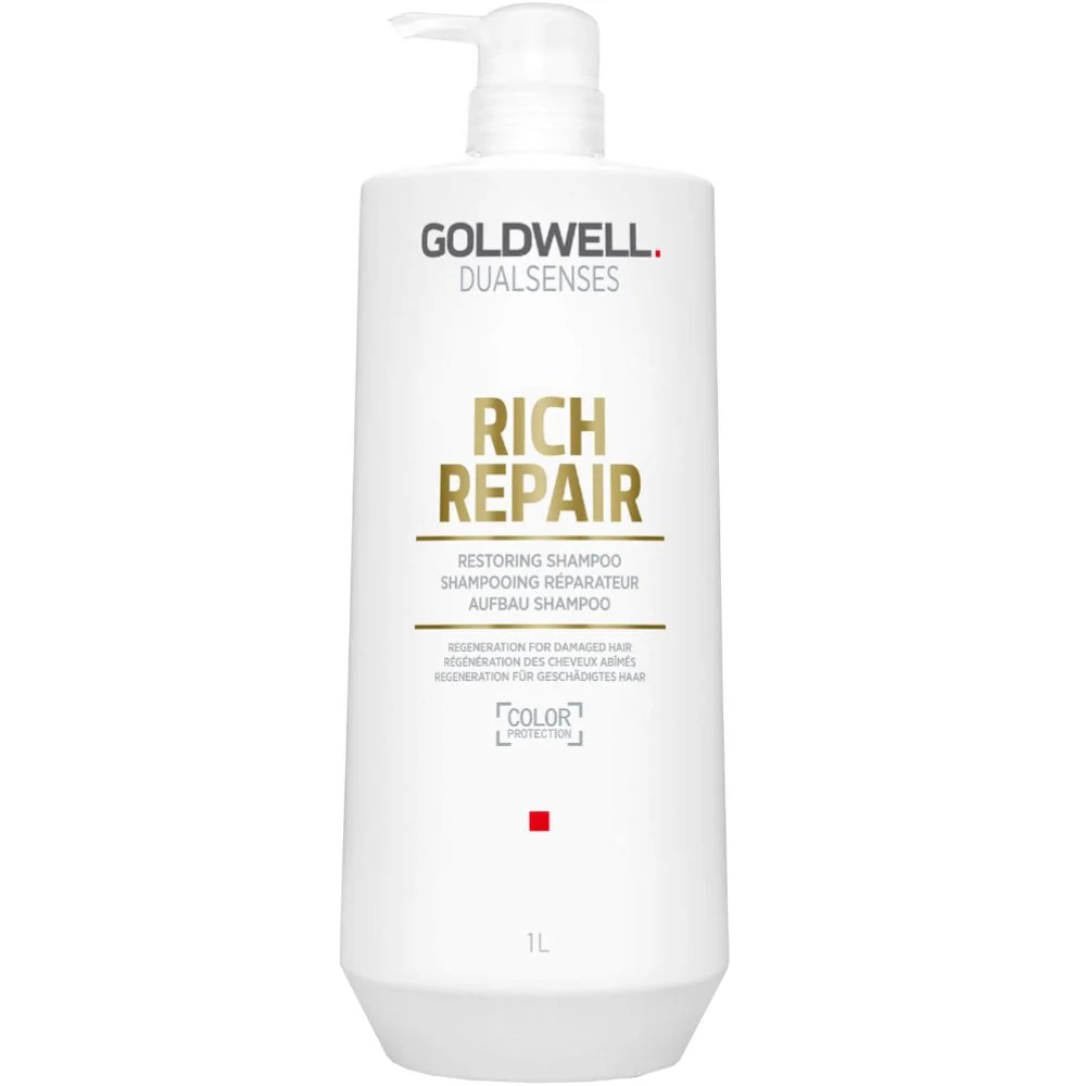 Goldwell DualSenses Rich Repair Restoring Shampoo & Conditioner Twin 2 x 1000ml - Image 2