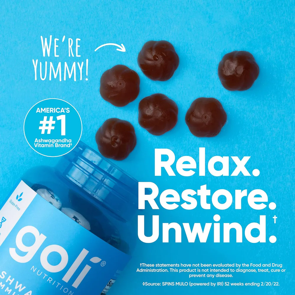 Goli Nutrition Ashwagandha Gummies x60 - Image 2