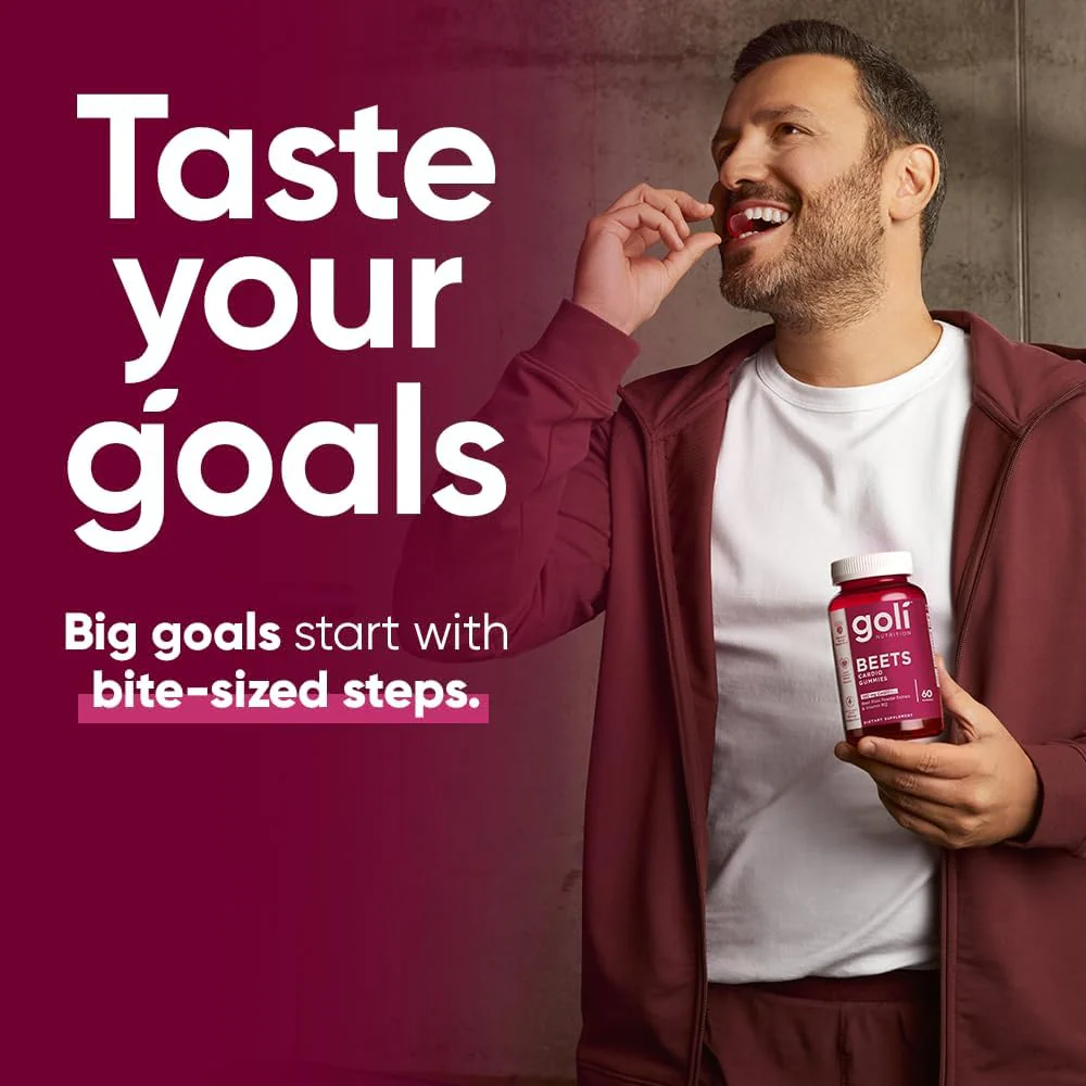 Goli Nutrition Beets Cardio Gummies x60 - Image 3