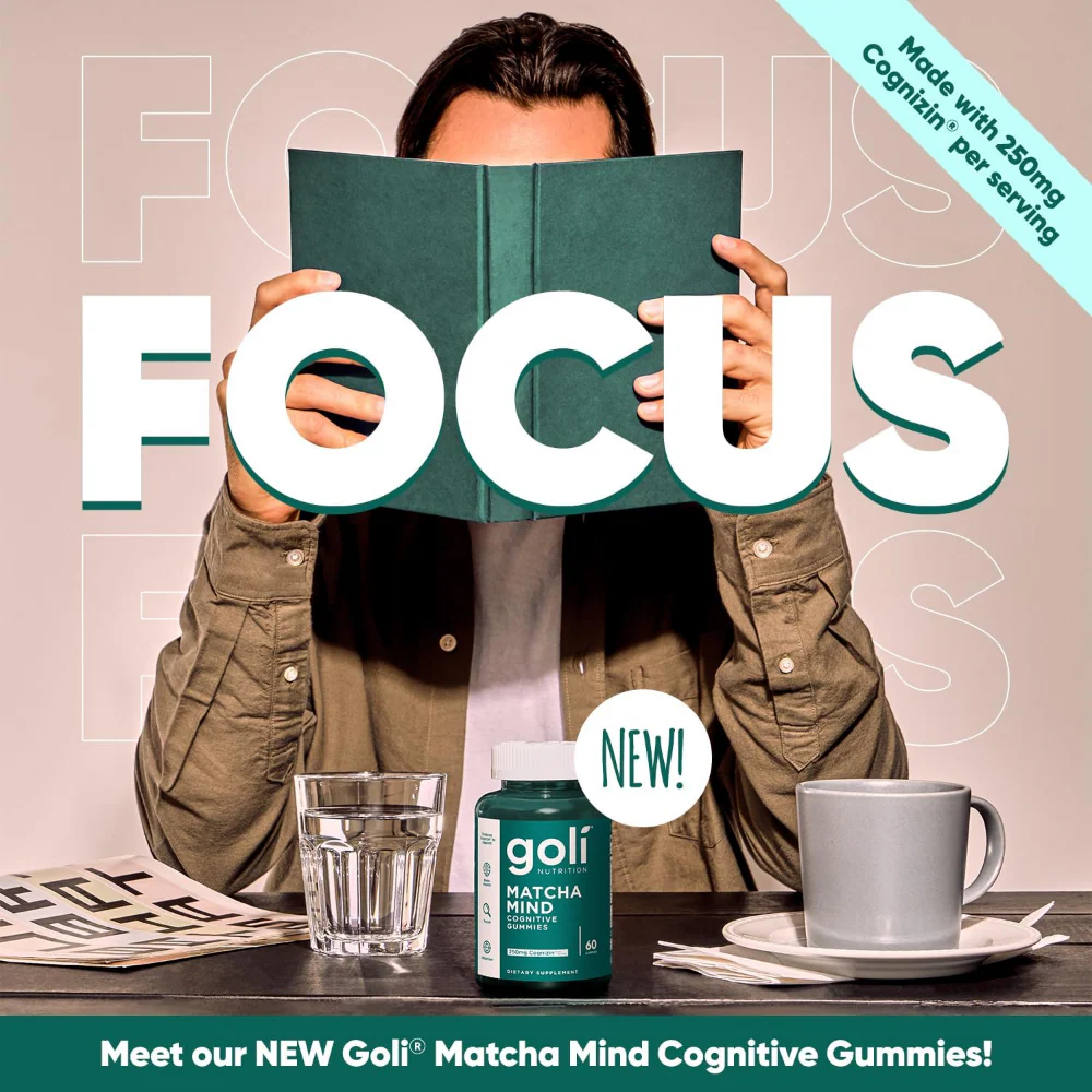 Goli Nutrition Matcha Mind Cognitive Gummies x60 - Image 5