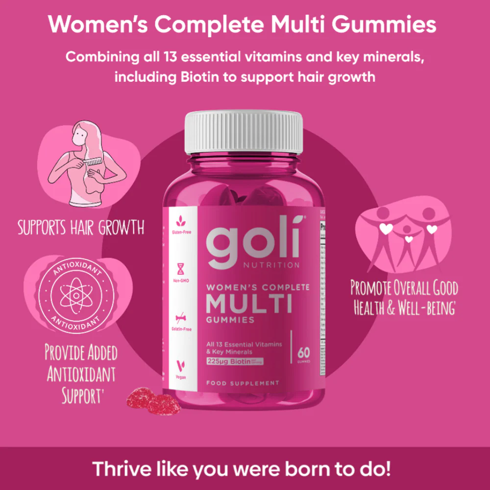Goli Nutrition Women's Complete Multi Gummies x60 - Image 2