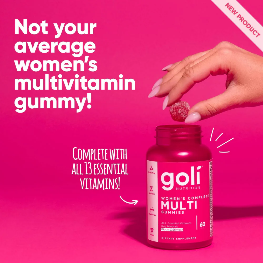 Goli Nutrition Women's Complete Multi Gummies x60 - Image 3