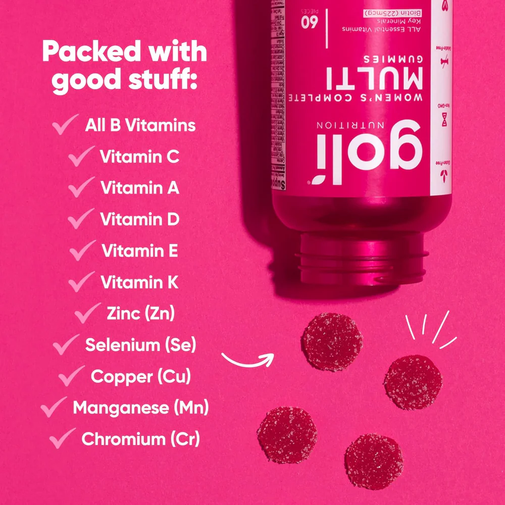 Goli Nutrition Women's Complete Multi Gummies x60 - Image 4