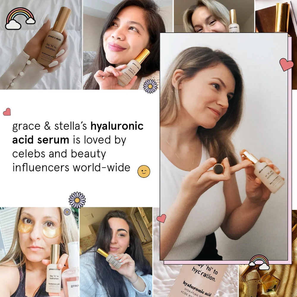 Grace & Stella Hyaluronic Acid Hydrating Serum 50ml - Image 9