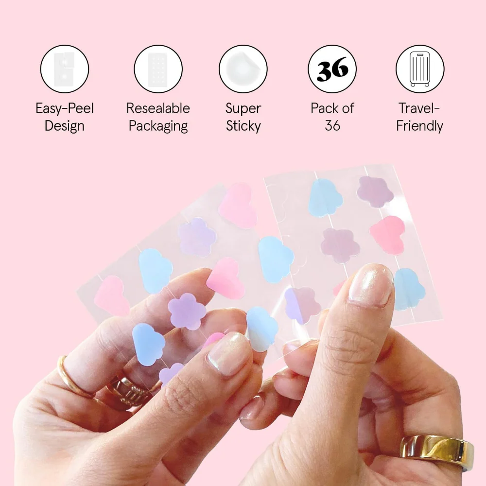 Grace & Stella Hydrocolloid Pimple Patches Multishape x36 - Image 8