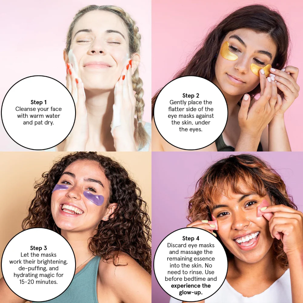 Grace & Stella Restoring Purple Under Eye Masks Pack of 24 - Image 2