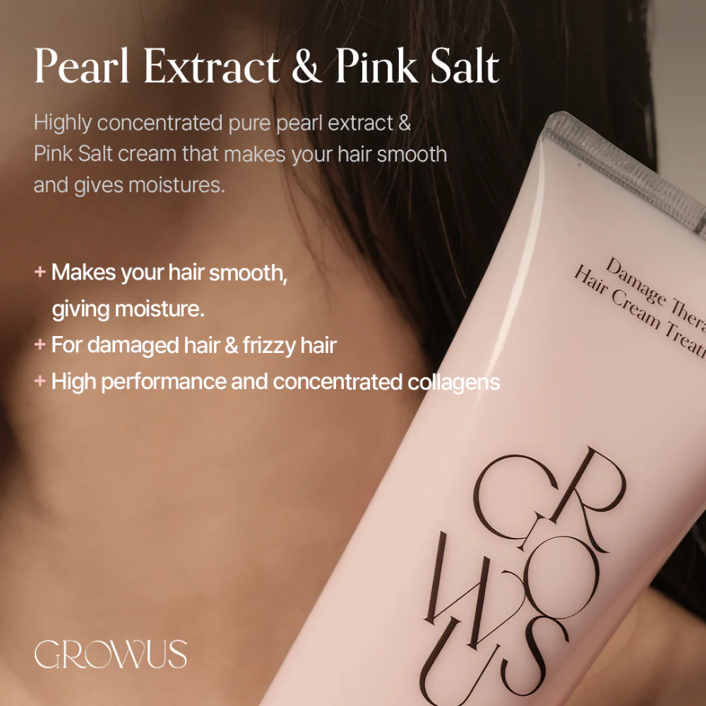 GROWUS Damage Therapy Hair Cream Treatment 220ml - Image 3