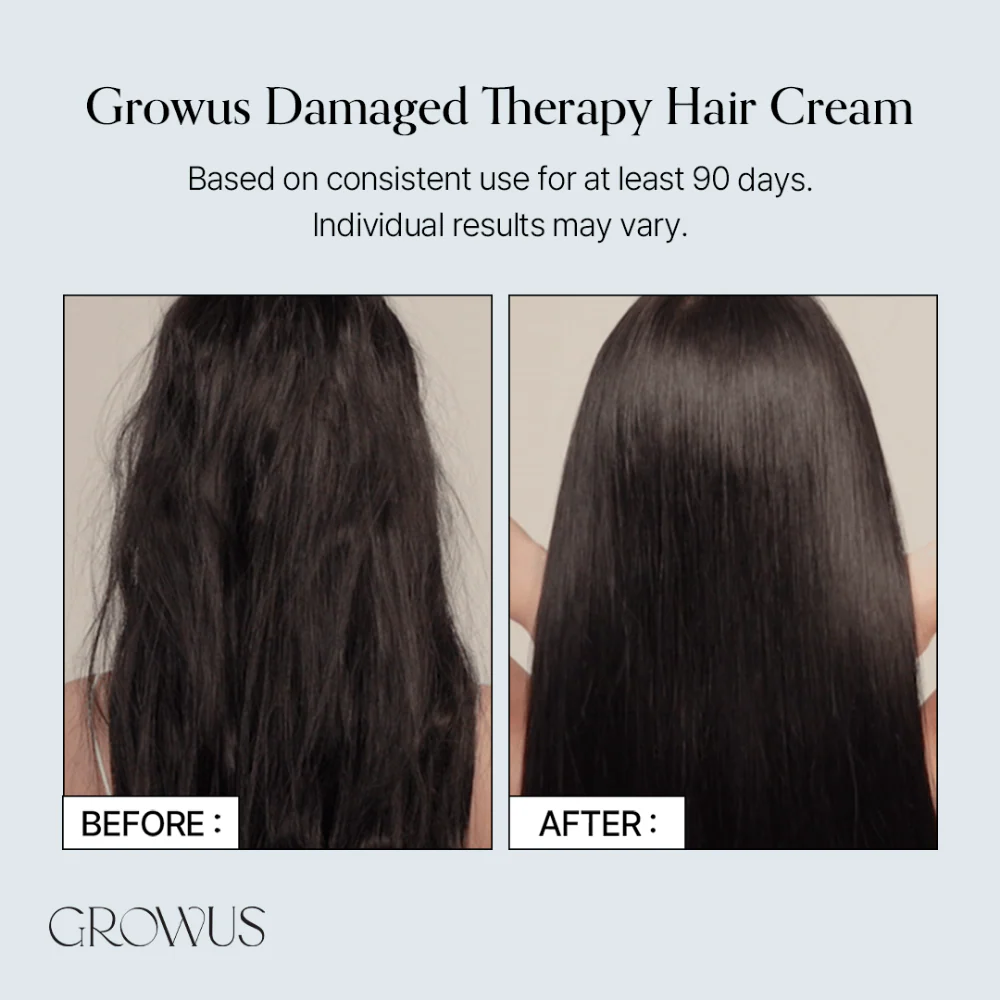 GROWUS Damage Therapy Hair Cream Treatment 220ml - Image 6
