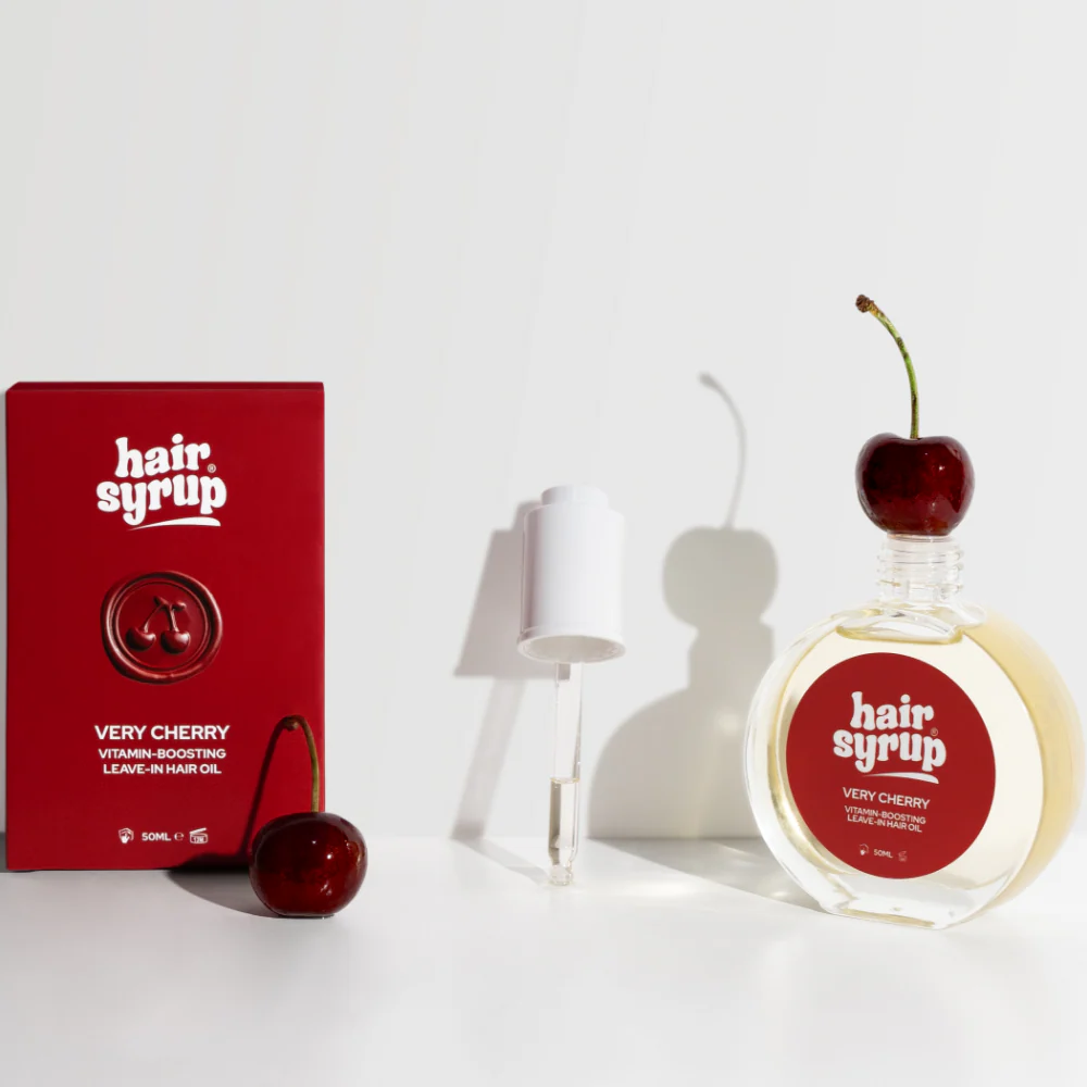 Hair Syrup Very Cherry Vitamin-Boosting Leave-In Hair Oil 50ml - Image 3
