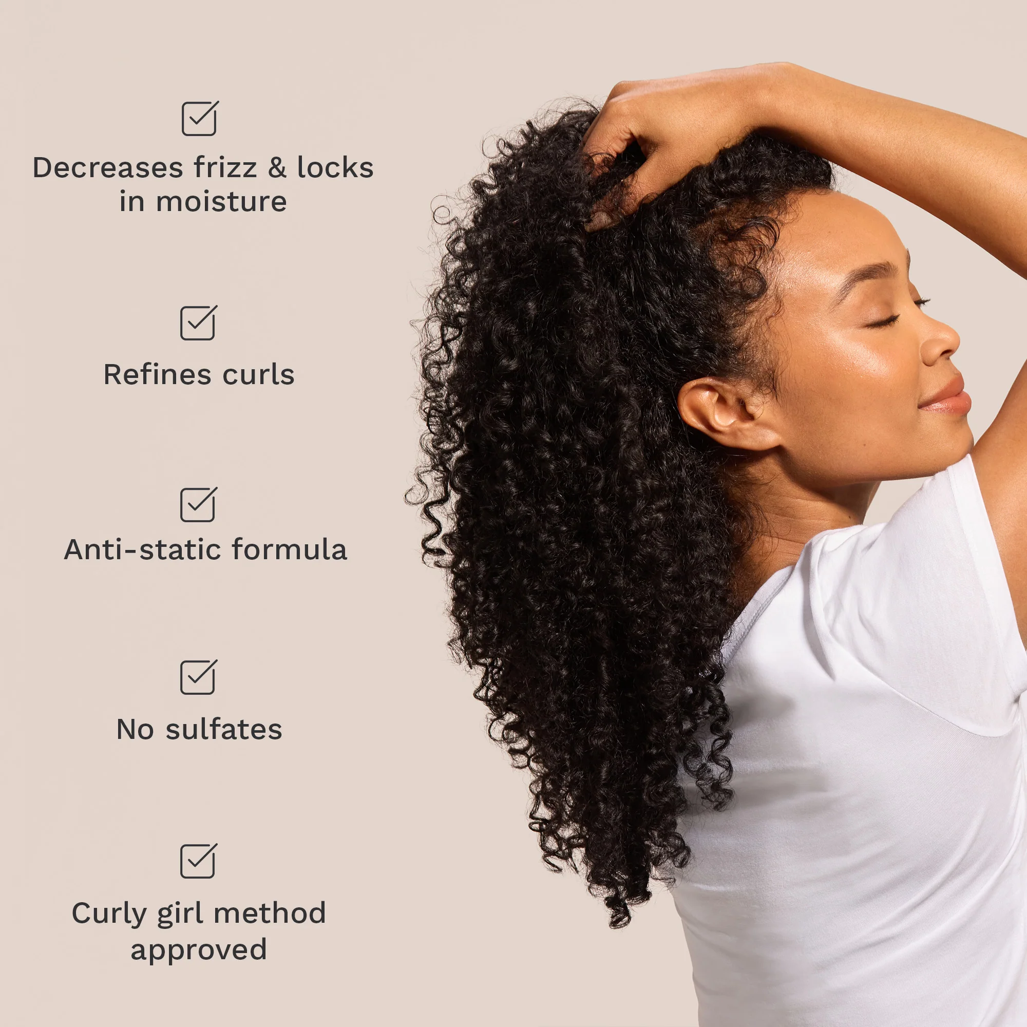 Hairburst Curly & Wavy Hair Conditioner 350ml - Image 3