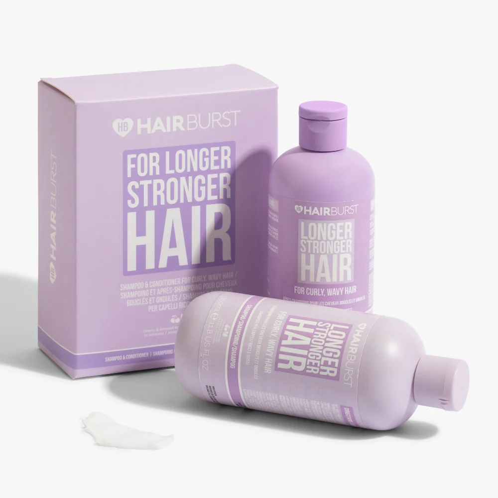 Hairburst Curly & Wavy Hair Shampoo & Conditioner Duo 2 x 350ml - Image 2