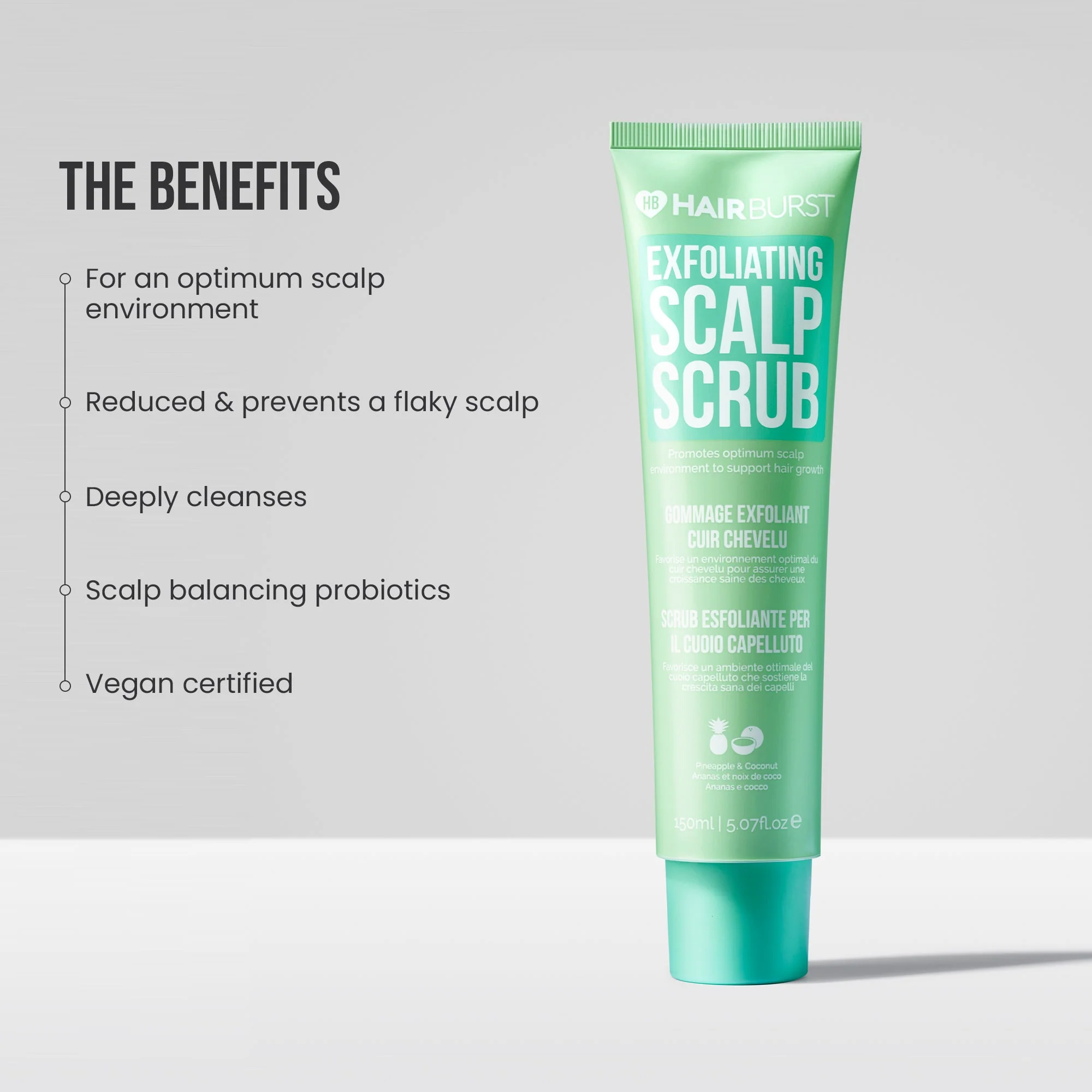 Hairburst Exfoliating Scalp Scrub 150ml - Image 3
